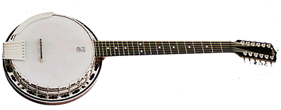 Deering 12-string banjo.  Click for bigger photo.