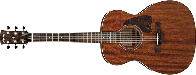 An Ibanez AC340OPN 'Parlor' guitar, one of the largest in this class.  Click to see other Parlor guitar options.